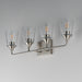 Myhouse Lighting Maxim - 12884CLSN - Four Light Bath Vanity - Hudson - Satin Nickel