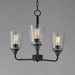 Myhouse Lighting Maxim - 12873CLBK - Three Light Chandelier - Hudson - Black