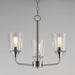 Myhouse Lighting Maxim - 12873CLSN - Three Light Chandelier - Hudson - Satin Nickel