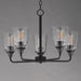 Myhouse Lighting Maxim - 12875CLBK - Five Light Chandelier - Hudson - Black