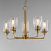 Myhouse Lighting Maxim - 12875CLNAB - Five Light Chandelier - Hudson - Natural Aged Brass