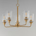 Myhouse Lighting Maxim - 12875CLNAB - Five Light Chandelier - Hudson - Natural Aged Brass