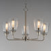 Myhouse Lighting Maxim - 12875CLSN - Five Light Chandelier - Hudson - Satin Nickel