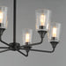 Myhouse Lighting Maxim - 12876CLBK - Six Light Chandelier - Hudson - Black