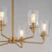Myhouse Lighting Maxim - 12876CLNAB - Six Light Chandelier - Hudson - Natural Aged Brass