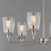 Myhouse Lighting Maxim - 12876CLSN - Six Light Chandelier - Hudson - Satin Nickel