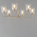 Myhouse Lighting Maxim - 12876CLSN - Six Light Chandelier - Hudson - Satin Nickel
