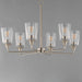 Myhouse Lighting Maxim - 12876CLSN - Six Light Chandelier - Hudson - Satin Nickel