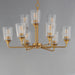 Myhouse Lighting Maxim - 12879CLNAB - Nine Light Chandelier - Hudson - Natural Aged Brass