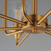 Myhouse Lighting Maxim - 12879CLNAB - Nine Light Chandelier - Hudson - Natural Aged Brass