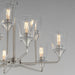 Myhouse Lighting Maxim - 12879CLSN - Nine Light Chandelier - Hudson - Satin Nickel