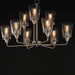 Myhouse Lighting Maxim - 12879CLSN - Nine Light Chandelier - Hudson - Satin Nickel