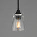 Myhouse Lighting Maxim - 92880CLBK - One Light Pendant - Hudson - Black