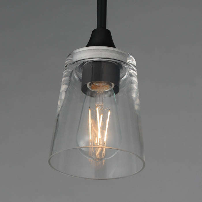 Myhouse Lighting Maxim - 92880CLBK - One Light Pendant - Hudson - Black