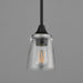 Myhouse Lighting Maxim - 92880CLBK - One Light Pendant - Hudson - Black