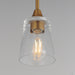 Myhouse Lighting Maxim - 92880CLNAB - One Light Pendant - Hudson - Natural Aged Brass