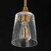 Myhouse Lighting Maxim - 92880CLNAB - One Light Pendant - Hudson - Natural Aged Brass