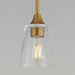 Myhouse Lighting Maxim - 92880CLNAB - One Light Pendant - Hudson - Natural Aged Brass
