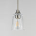 Myhouse Lighting Maxim - 92880CLSN - One Light Pendant - Hudson - Satin Nickel