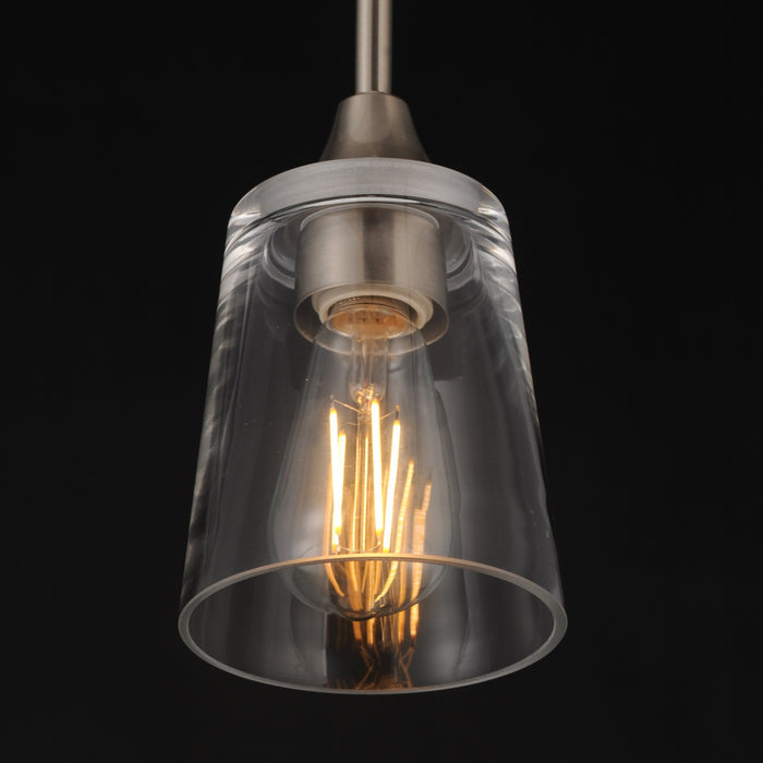 Myhouse Lighting Maxim - 92880CLSN - One Light Pendant - Hudson - Satin Nickel