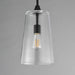 Myhouse Lighting Maxim - 12886CLBK - One Light Pendant - Hudson - Black