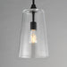 Myhouse Lighting Maxim - 12886CLBK - One Light Pendant - Hudson - Black