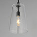 Myhouse Lighting Maxim - 12886CLBK - One Light Pendant - Hudson - Black