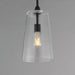 Myhouse Lighting Maxim - 12886CLBK - One Light Pendant - Hudson - Black