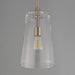 Myhouse Lighting Maxim - 12886CLSN - One Light Pendant - Hudson - Satin Nickel