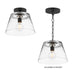 Myhouse Lighting Maxim - 12880CLBK - One Light Pendant - Hudson - Black