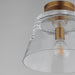 Myhouse Lighting Maxim - 12880CLNAB - One Light Pendant - Hudson - Natural Aged Brass