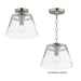 Myhouse Lighting Maxim - 12880CLSN - One Light Pendant - Hudson - Satin Nickel