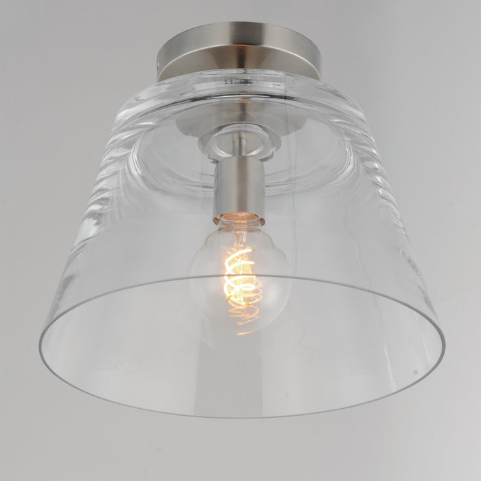 Myhouse Lighting Maxim - 12880CLSN - One Light Pendant - Hudson - Satin Nickel