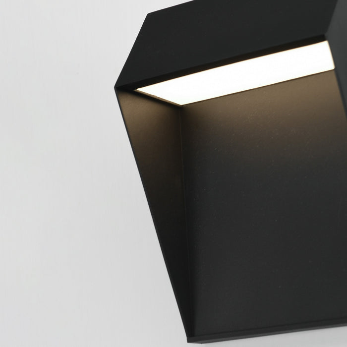 Myhouse Lighting Maxim - 42134BK - LED Outdoor Wall Sconce - Cliffsedge VX - Black / Gold