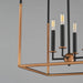 Myhouse Lighting Maxim - 28625BKWBR - Four Light Pendant - SoHo - Black/Weathered Brass