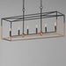Myhouse Lighting Maxim - 28626BKWBR - Six Light Linear Pendant - SoHo - Black/Weathered Brass