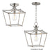 Myhouse Lighting Maxim - 25311SN - One Light Pendant / Semi-Flush - Clifton - Satin Nickel