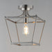 Myhouse Lighting Maxim - 25311SN - One Light Pendant / Semi-Flush - Clifton - Satin Nickel
