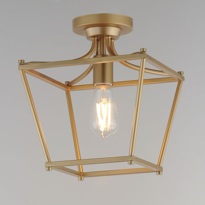 Myhouse Lighting Maxim - 25311NAB - One Light Pendant / Semi-Flush - Clifton - Natural Aged Brass