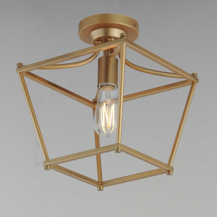 Myhouse Lighting Maxim - 25311NAB - One Light Pendant / Semi-Flush - Clifton - Natural Aged Brass