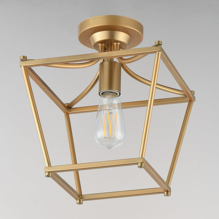 Myhouse Lighting Maxim - 25311NAB - One Light Pendant / Semi-Flush - Clifton - Natural Aged Brass