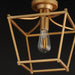 Myhouse Lighting Maxim - 25311NAB - One Light Pendant / Semi-Flush - Clifton - Natural Aged Brass