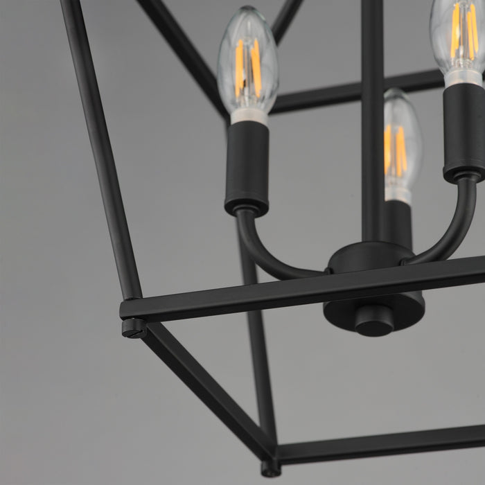 Myhouse Lighting Maxim - 25313BK - Three Light Pendant - Clifton - Black