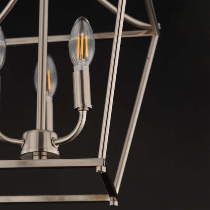 Myhouse Lighting Maxim - 25313SN - Three Light Pendant - Clifton - Satin Nickel
