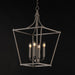 Myhouse Lighting Maxim - 25314SN - Four Light Pendant - Clifton - Satin Nickel