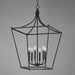 Myhouse Lighting Maxim - 25316BK - Six Light Pendant - Clifton - Black