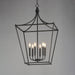 Myhouse Lighting Maxim - 25316BK - Six Light Pendant - Clifton - Black