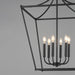 Myhouse Lighting Maxim - 25316BK - Six Light Pendant - Clifton - Black