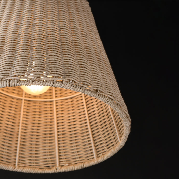 Myhouse Lighting Maxim - 21486WWTNAB - One Light Pendant - Baja - Natural Aged Brass