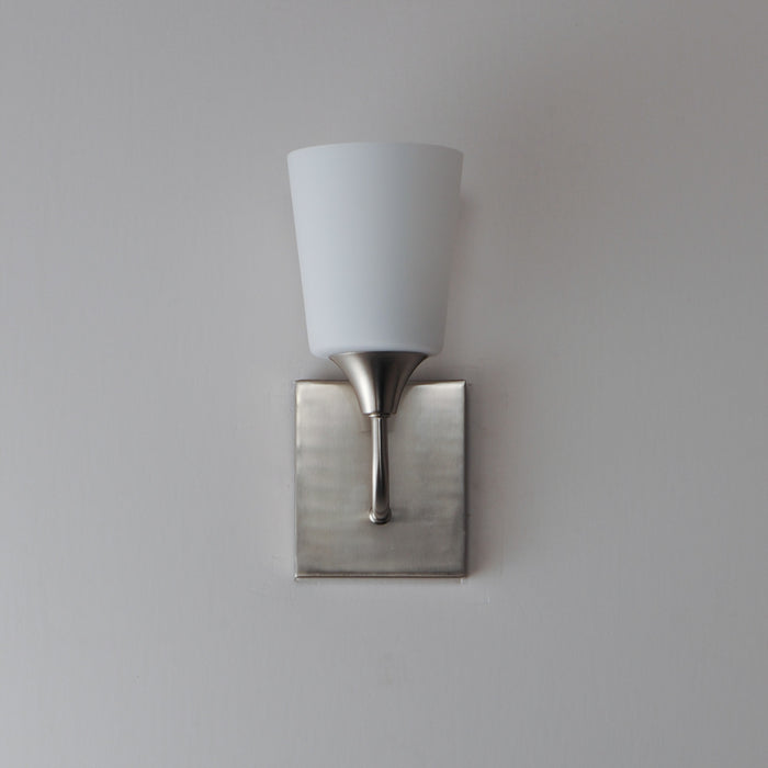 Myhouse Lighting Maxim - 12881SWSN - One Light Wall Sconce - Hudson - Satin Nickel